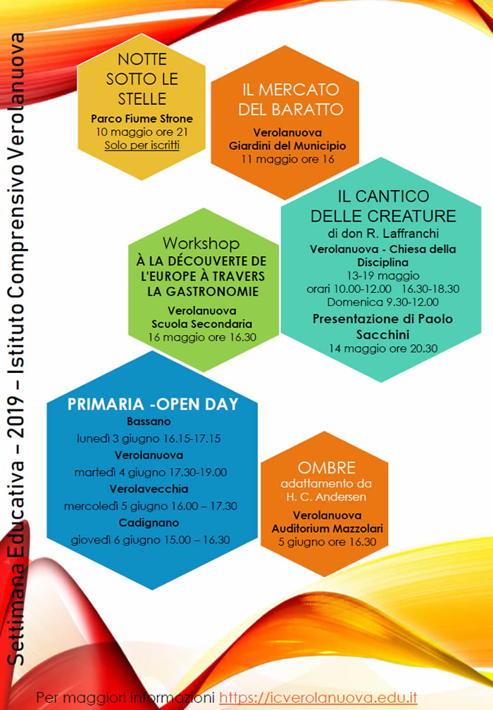 Locandina settimana educativa
